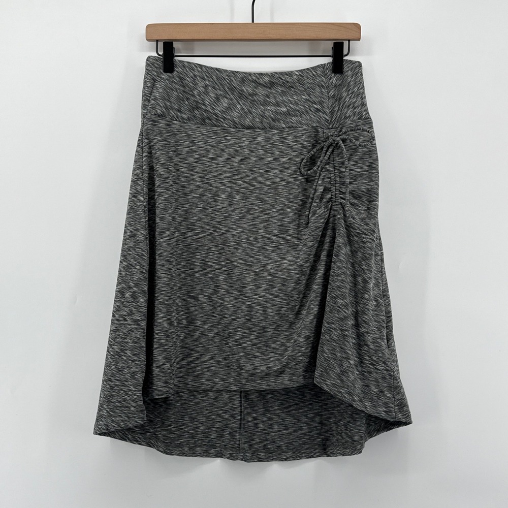 The‎ North Face Cypress A-Line Womens Ruched Side Skirt Medium Gray Space Dye